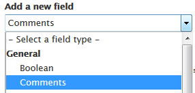 Field type